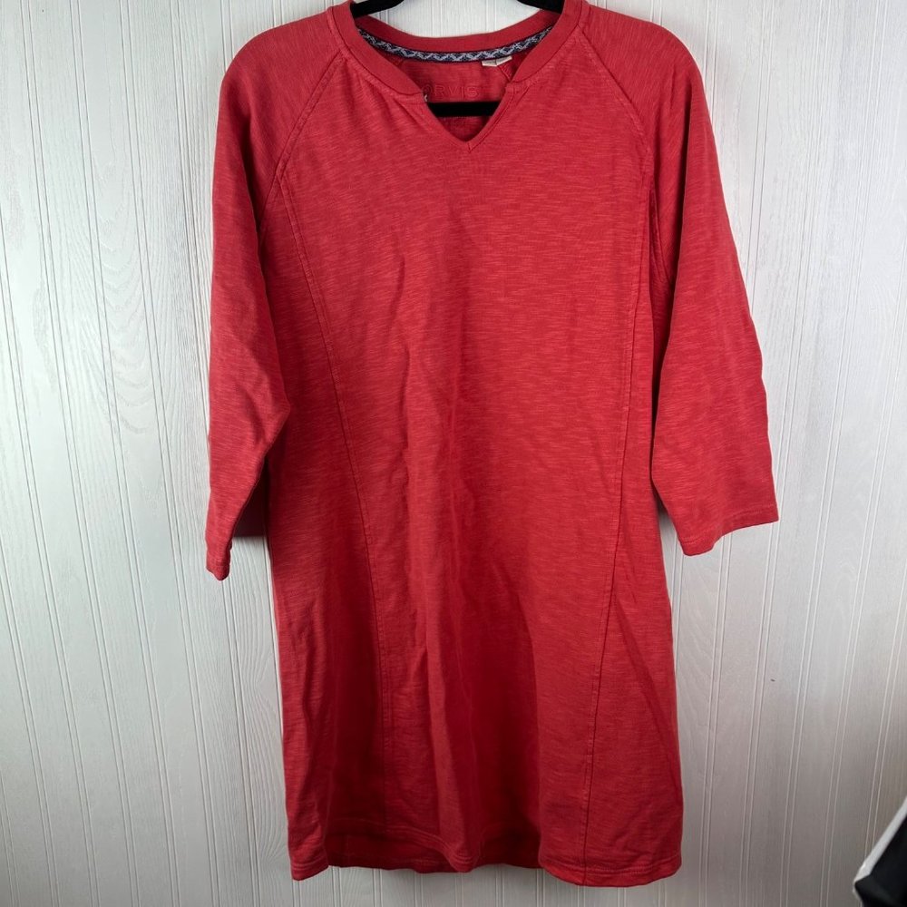 Orvis Red‎ Dress size Medium 3/4 sleeve